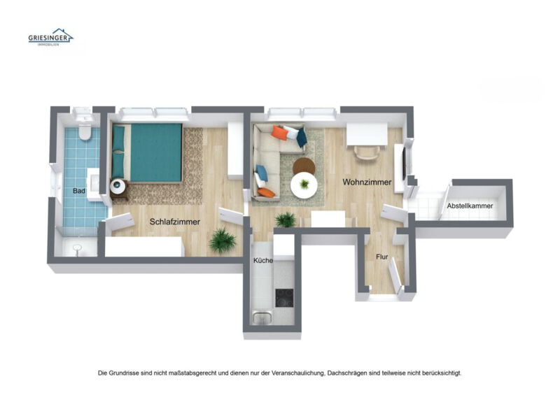 Grundriss - 3D