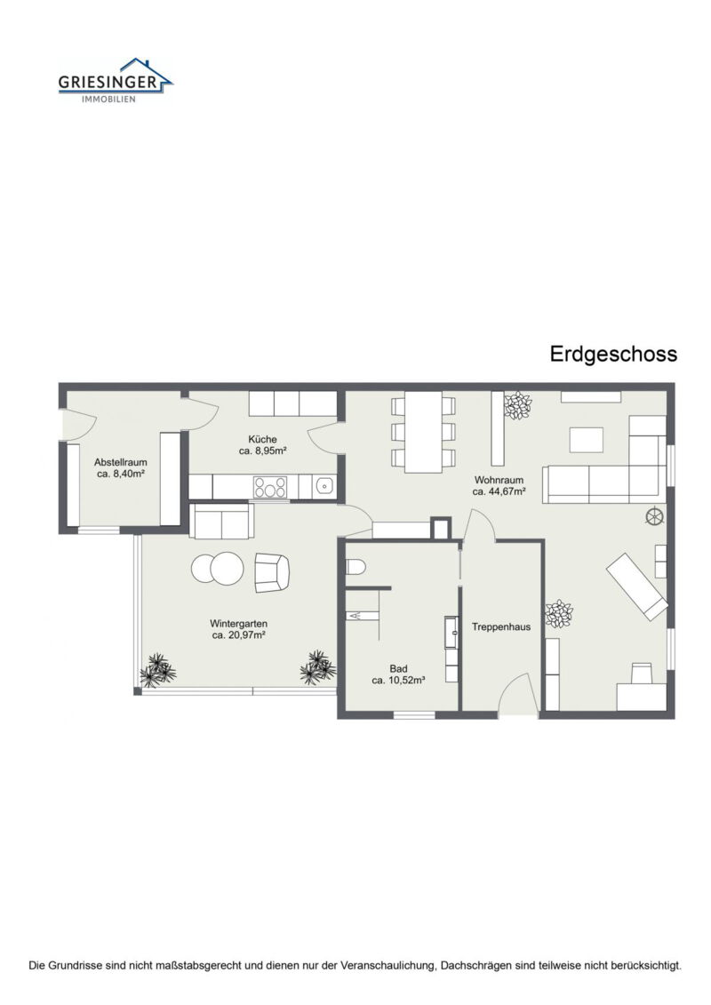 Erdgeschoss - 2D Grundriss