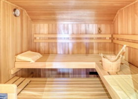 Dachgeschoss Sauna