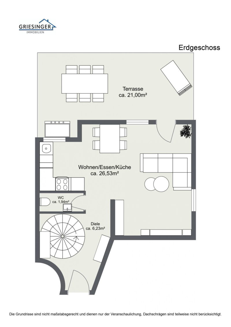 Erdgeschoss-2D Grundriss