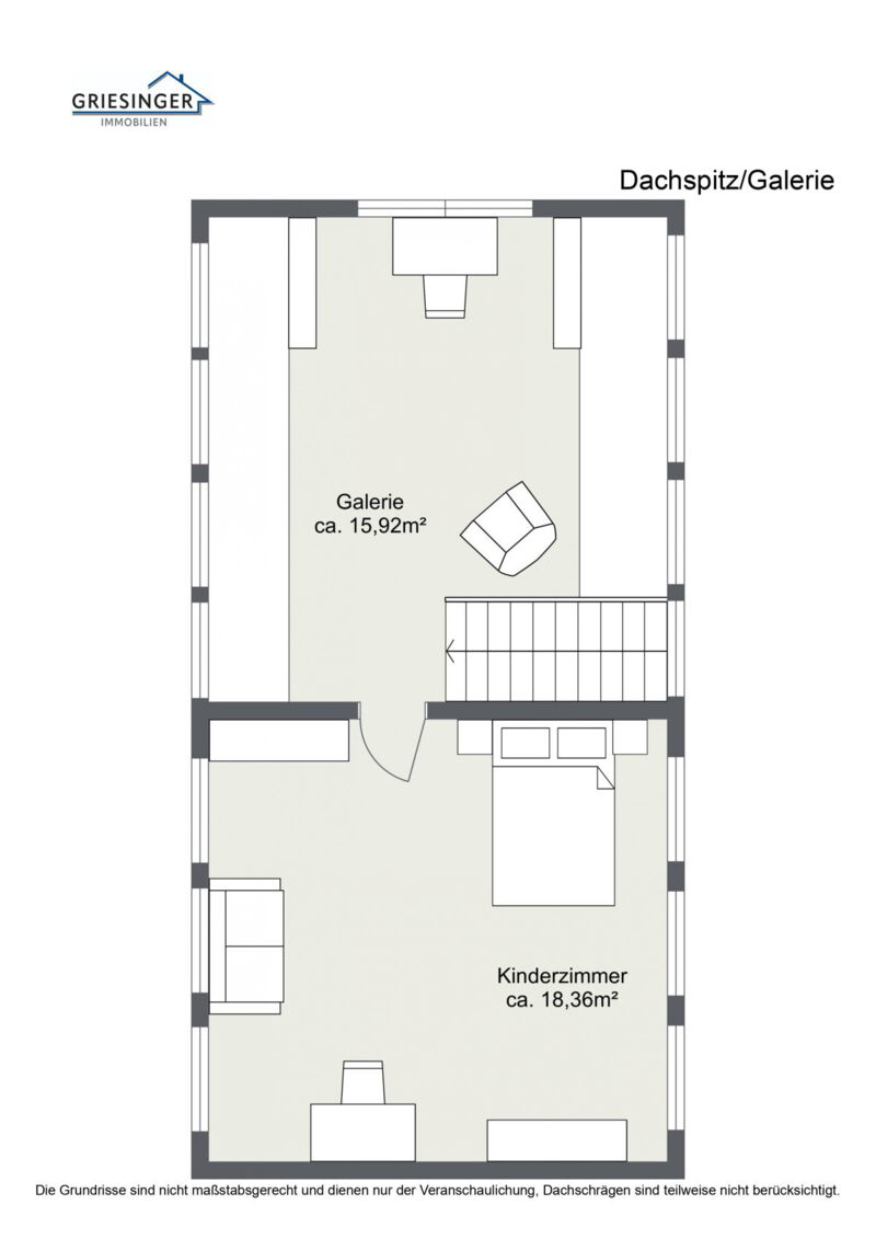 DachspitzGalerie - 2D Grundriss